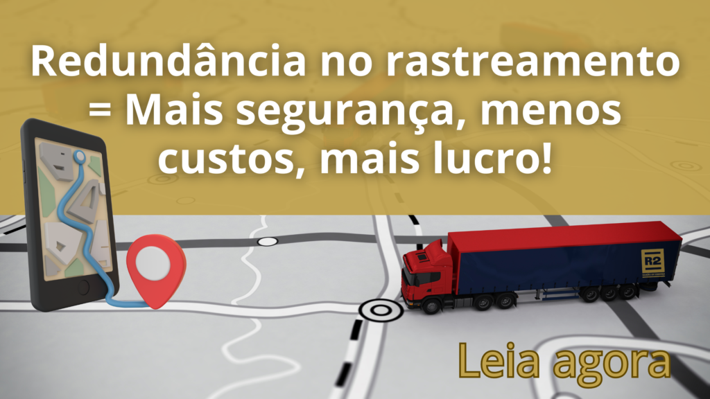 Um carminhão em uma mapa seguindo o GPS